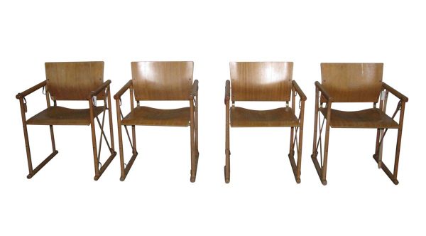 Seating - Set of Mid Century Bamboo Arm Chairs