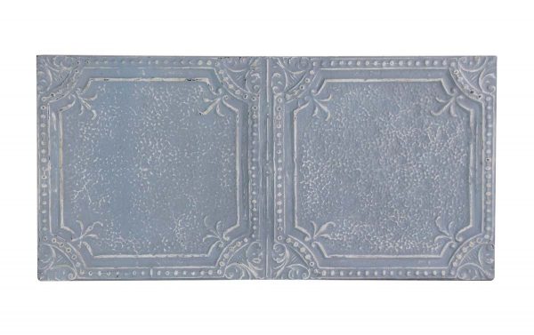 Tin Panels - Handmade Pale Blue Double Antique Tin Panel
