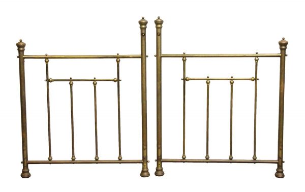 Bedroom - Vintage Traditional Brass Complete Twin Daybed Frame Set