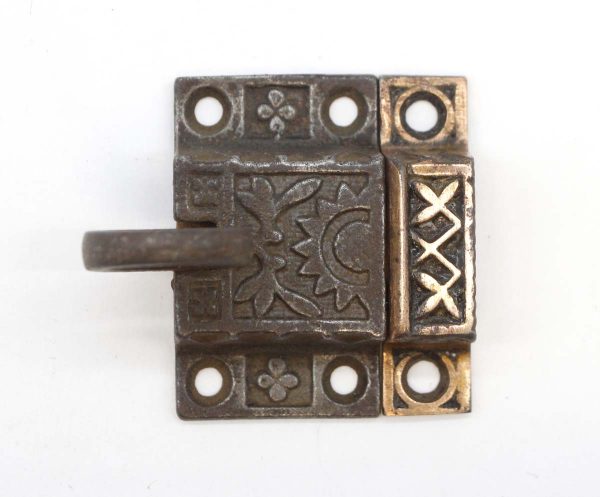 Cabinet & Furniture Latches - Cast Iron Antique 2 in. Aesthetic Ring Cabinet Latch