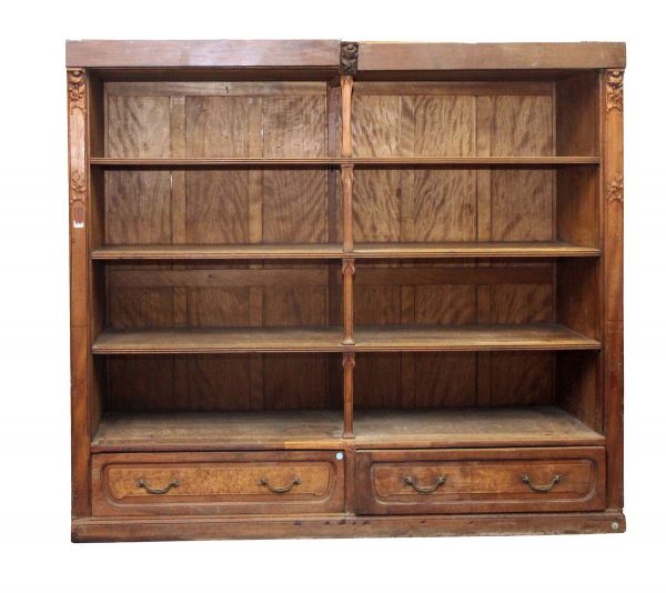 Commercial Furniture - Antique Art Nouveau Carved Display Haberdashery