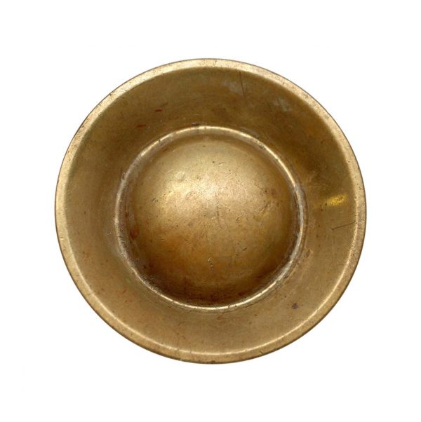 Door Knobs - Antique Cast Brass Concave Door Knob Pull