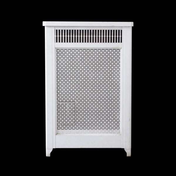 Heating Elements - Turn of the Century White Metal Radiator Cover