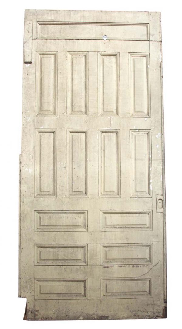 Pocket Doors - Antique 15 Pane Wood Pocket Door 105 x 48