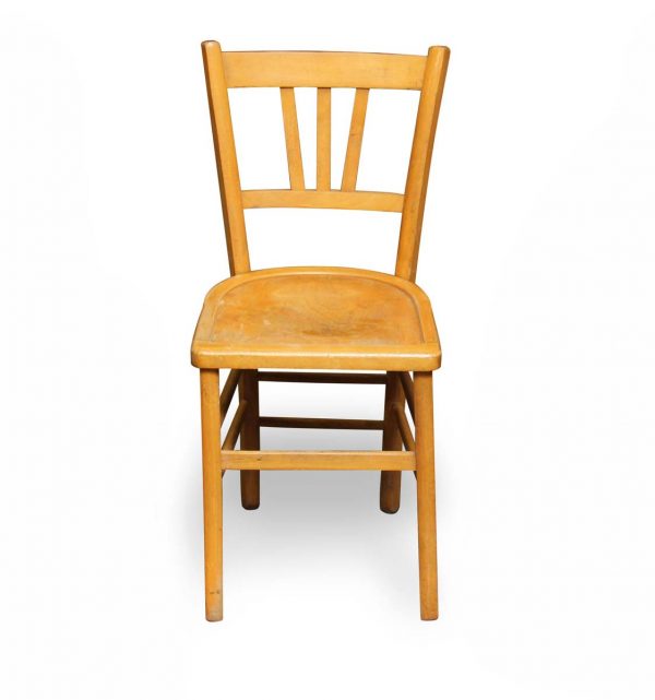 Seating - European Armless Wooden Bistro Chair