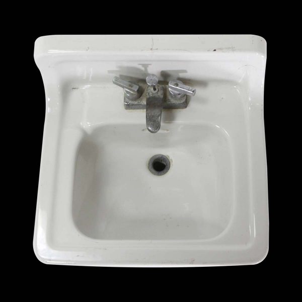 Bathroom - Vintage 20 in. White Ceramic Wall Sink