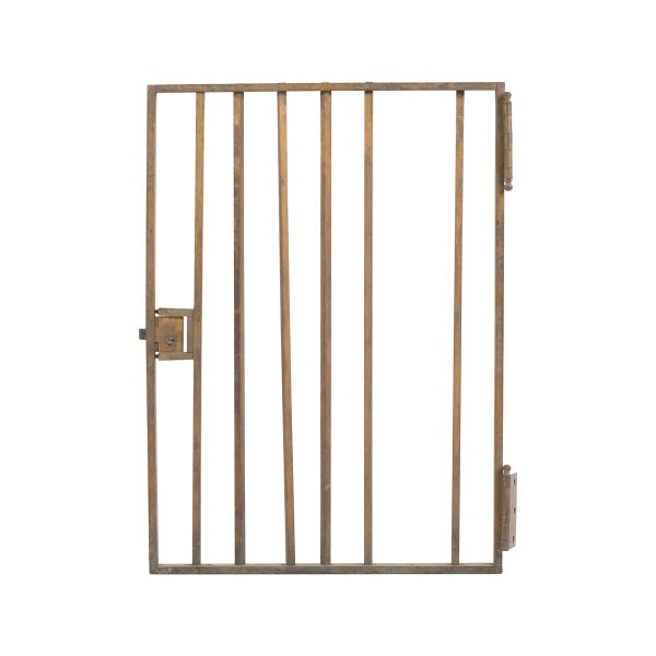 Decorative Metal - Reclaimed Brass Bank Teller Gate 19 x 13.75