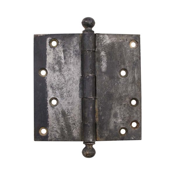 Door Hinges - Industrial Cast Iron 5.875 x 5.875 Ball Tip Butt Door Hinge