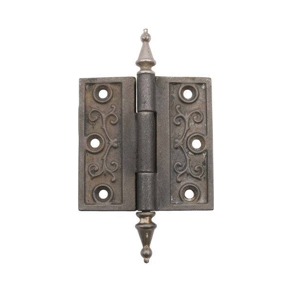 Door Hinges - Victorian Cast Iron Steeple 3.5 x 3.5 Tip Butt Door Hinge
