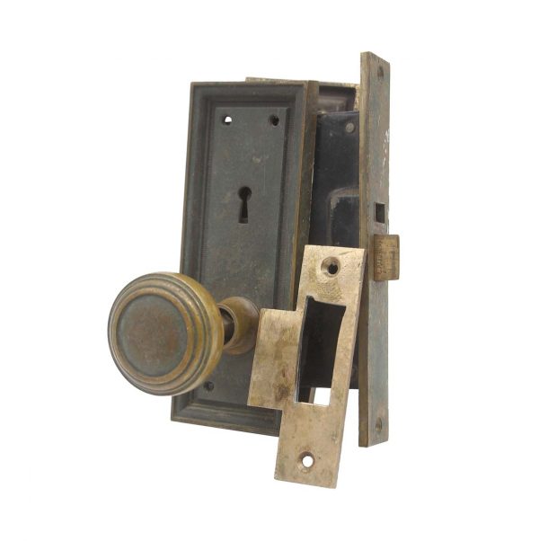 Door Knob Sets - Corbin Bronze Lock & Traditional Concentric Passage Door Knob Set