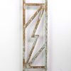 Railings & Posts - Antique Iron Lightning Bolt Cast Iron Panel Balustrade