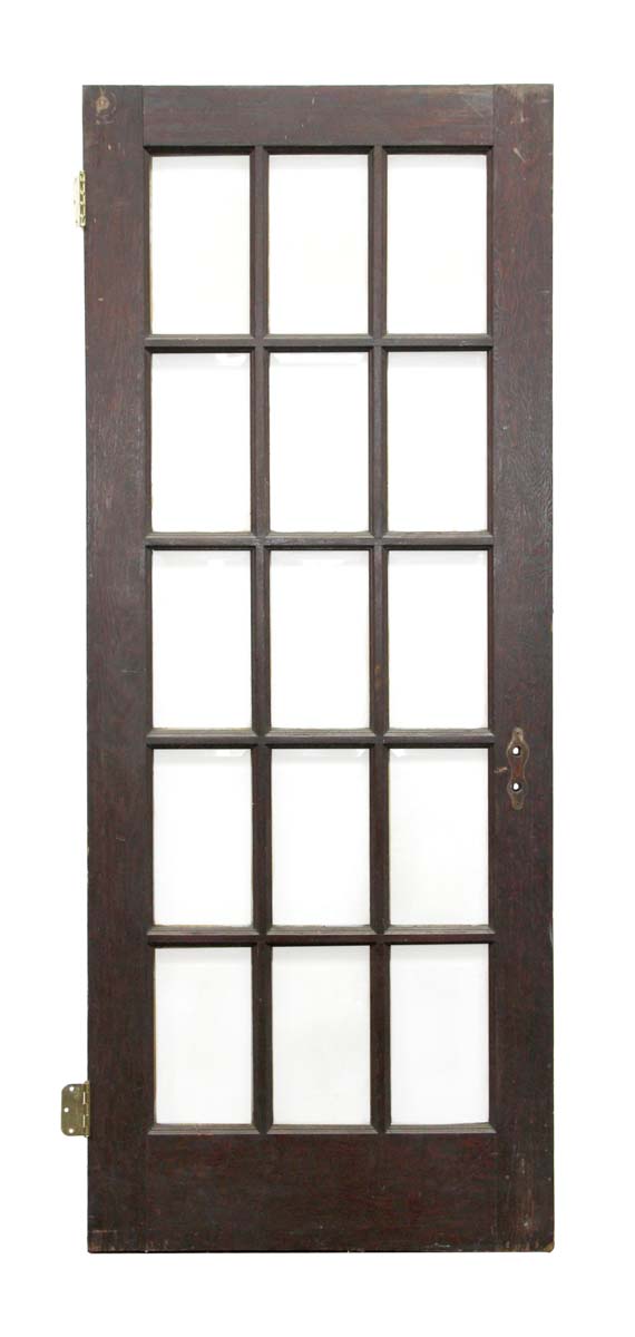 French Doors - Reclaimed 15 Beveled Lite French Door 79.125 x 31.75