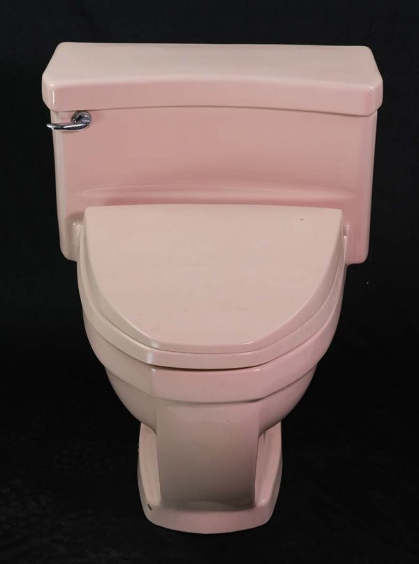 Bathroom - 1950s Pink Porcelain American Standard Toilet