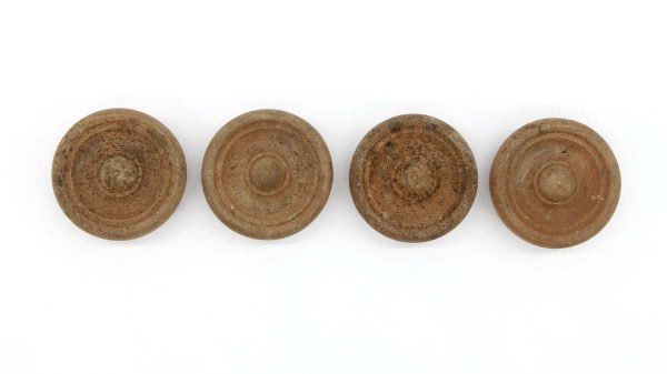 Cabinet & Furniture Knobs - Set of Concentric 2.375 in. Wood Cabinet Drawer Knobs