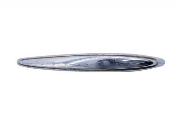 Cabinet & Furniture Pulls - 1950s Art Deco Chrome Plated Brass 4.5 in. Bridge Drawer Cabinet Pull