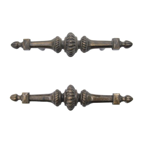 Cabinet & Furniture Pulls - Pair of Traditional Brass Bridge 5.75 in. Drawer Cabinet Pulls