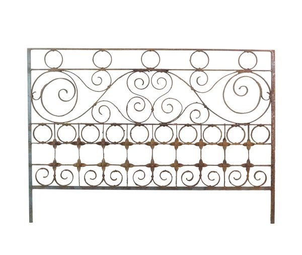 Decorative Metal - Antique 53.25 in. Wrought Iron Transom