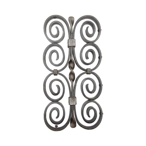 Decorative Metal - Reclaimed Double Curled Wrought Iron Wall Art