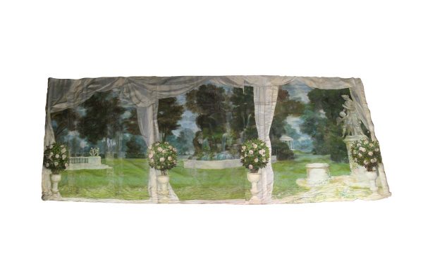 Rugs & Drapery - Reclaimed Painted Landscape Mural Wallpaper Canvas