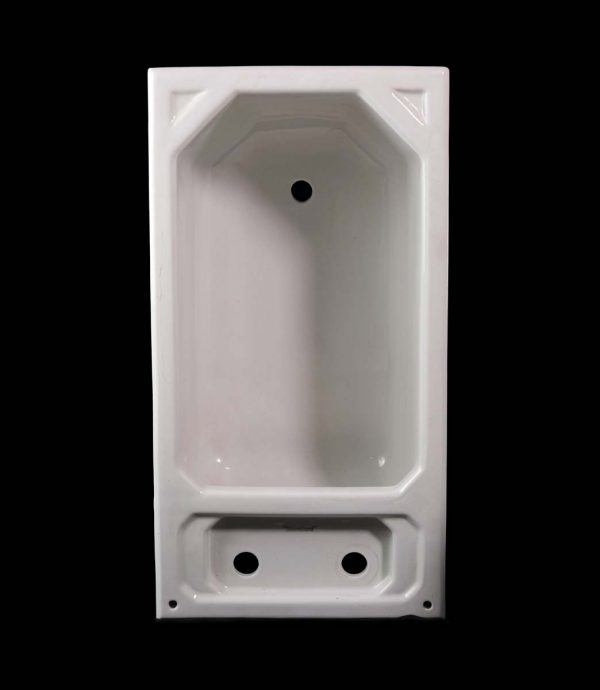 Statues & Fountains - Art Deco Standard Porcelain Recessed Wall Mount Drinking Fountain
