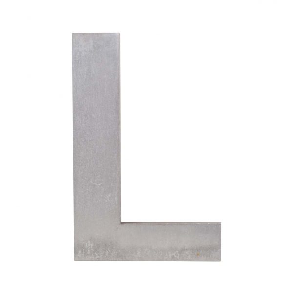 Vintage Signs - Cast Aluminum Letter L