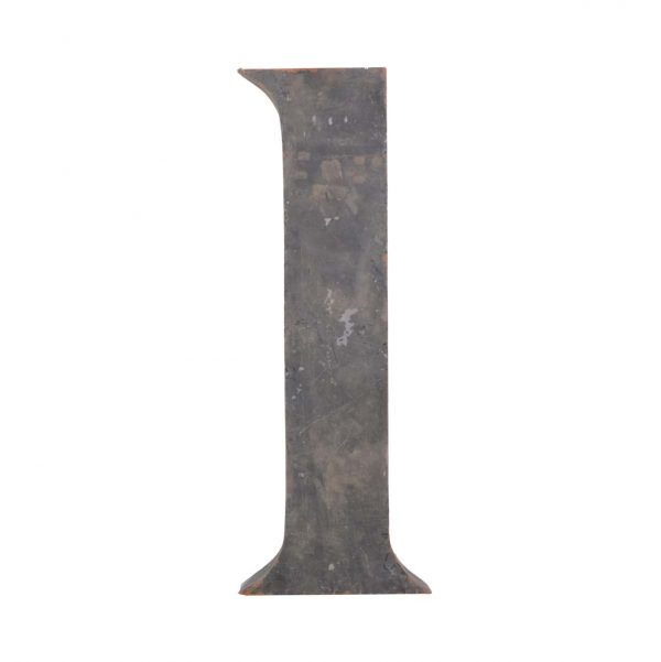 Vintage Signs - Galvanized Steel Number 1