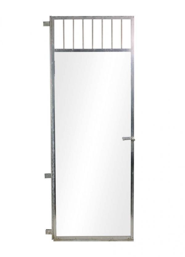 Bathroom - Reclaimed Polished Nickel Frame Glass Shower Door 72.25 x 26