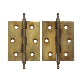 1 X FANCY DECORATIVE RECLAIMED RETRO STYLE REPRODUCTION CABINET DOOR HINGES 