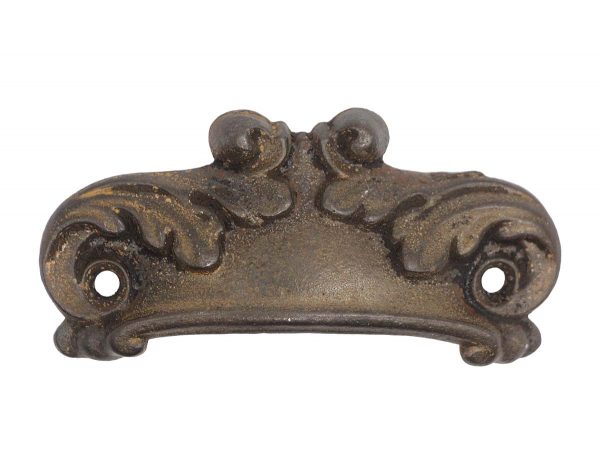 Cabinet & Furniture Pulls - Antique Traditional 4 in. Cast Iron Cup Pull