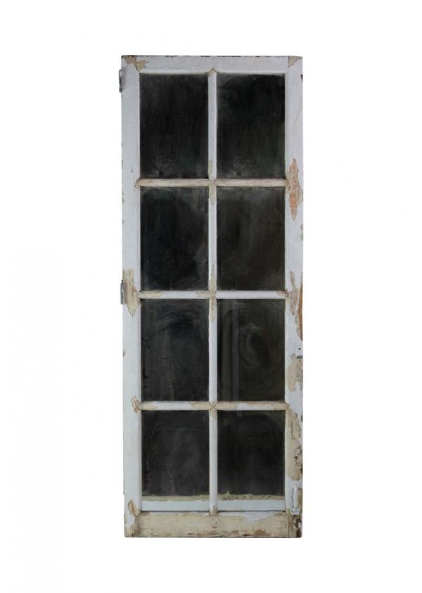 French Doors - Antique 8 Mirrored Lites Pine Door 72.25 x 27