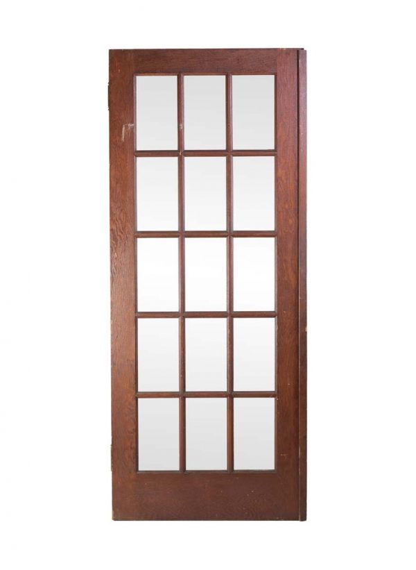French Doors - Vintage Wood 15 Lites French Door 79.25 x 33