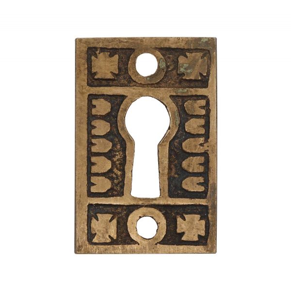 Keyhole Covers - Antique Aesthetic Bronze 1.5 in. Keyhole Cover