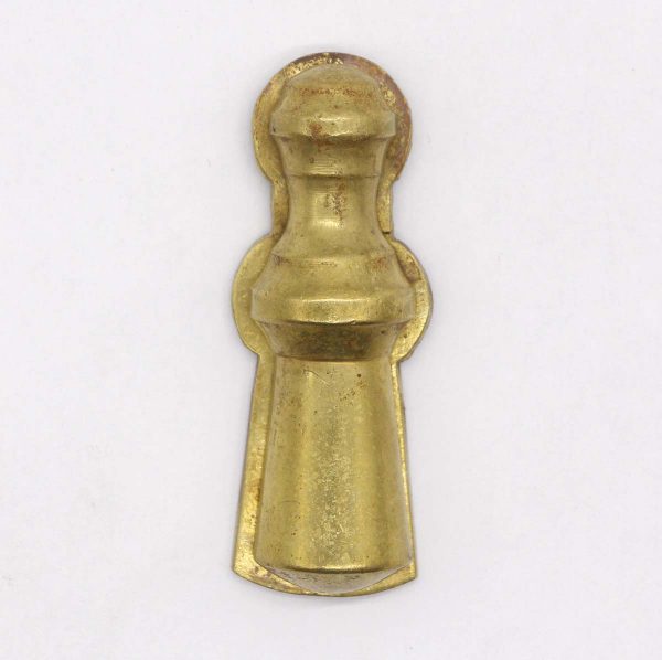 Keyhole Covers - Antique Brass 2.375 in. Traditional Draft Keyhole Cover
