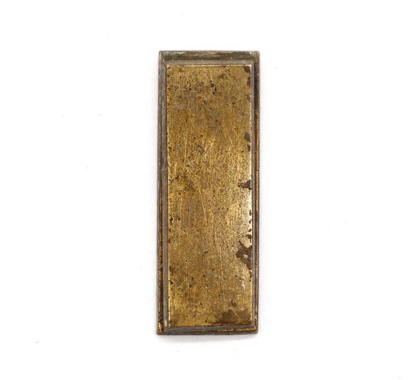 Keyhole Covers - Antique Classic Rectangle 2 in. Brass Keyhole Cover