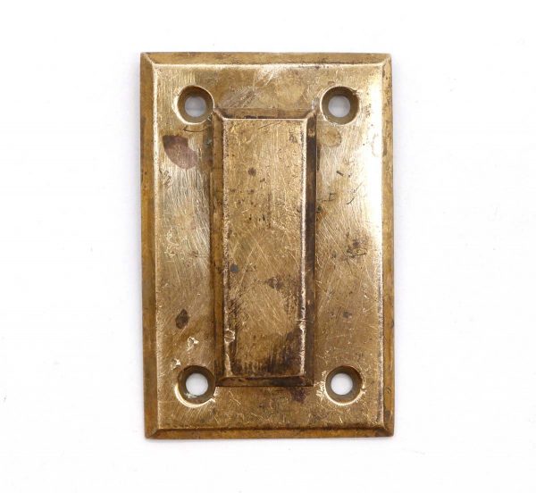 Keyhole Covers - Antique Polished 2.25 in. Brass Square Keyhole Cover
