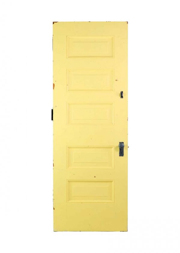 Standard Doors - Antique 5 Pane Solid Chestnut Privacy Door 83.5 x 24.75