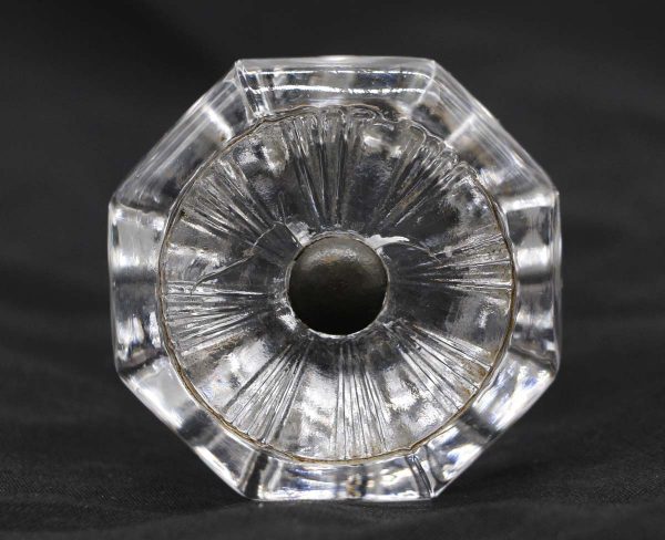 Cabinet & Furniture Knobs - Antique 2.125 in. Glass Octagon Drawer Cabinet Knob