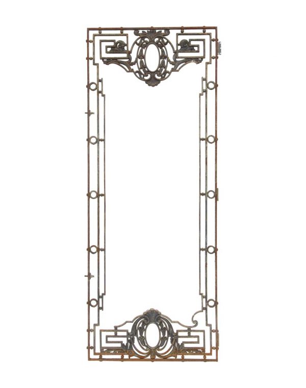Decorative Metal - Turn of the Century Wrought Iron Door Insert 79.5 x 31.5
