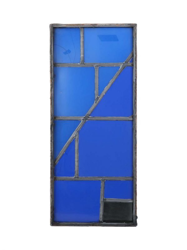 Exclusive Glass - Robert Sowers Black & Blue JFK Glass Window