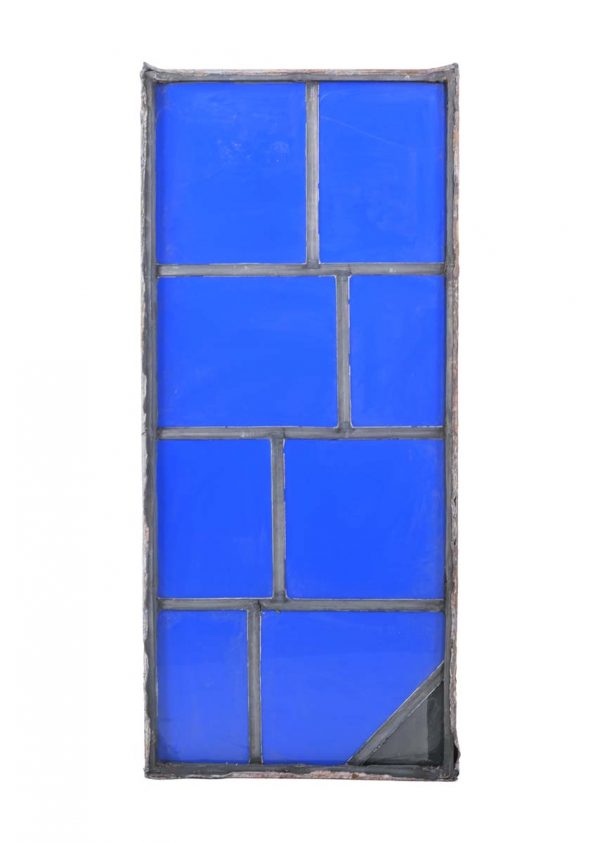 Exclusive Glass - Robert Sowers Blue & Black JFK Glass Window