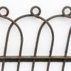 Railings & Posts - Antique Hairpin Wrought Iron Fence Section Set
