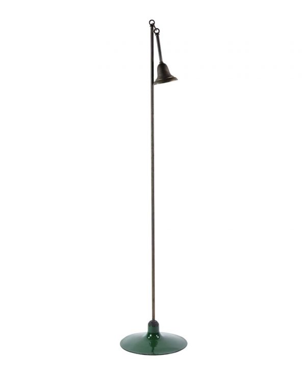 Industrial & Commercial - Rare Industrial Steel Green Enameled Factory Pendant Light