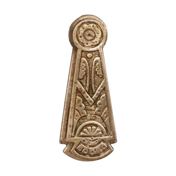 Keyhole Covers - Antique Polished Bronze Aesthetic Draft Keyhole Cover