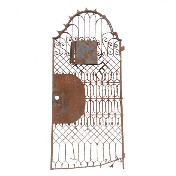 Specialty Doors - Antique 79 in. Wrought Iron Brooklyn Brownstone Gate Door