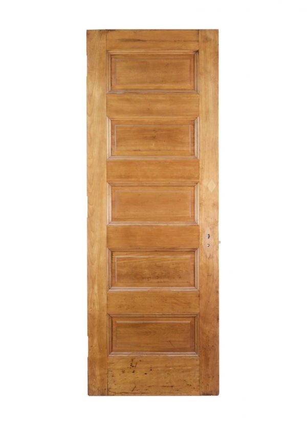 Standard Doors - Antique 5 Pane Natural Stain Solid Oak Door 87 x 31.5