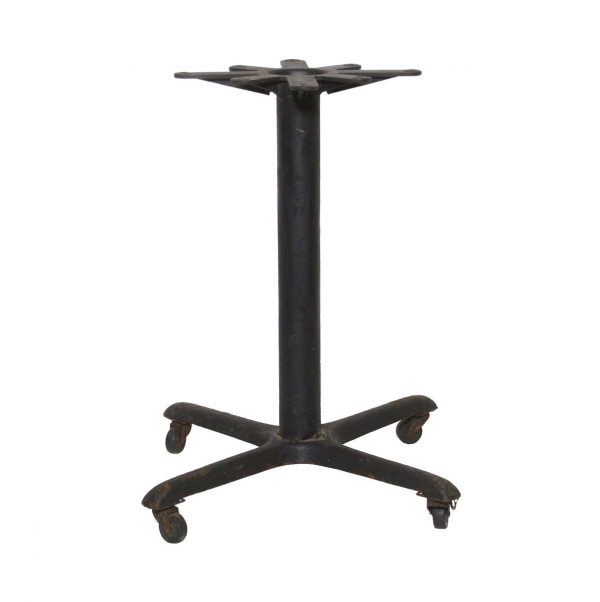Table Bases - Vintage Cast Iron Wheeled 30 in. Bistro Table Base