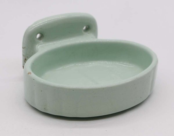 Bathroom - European Green Ceramic Wall Mount Soap Dish