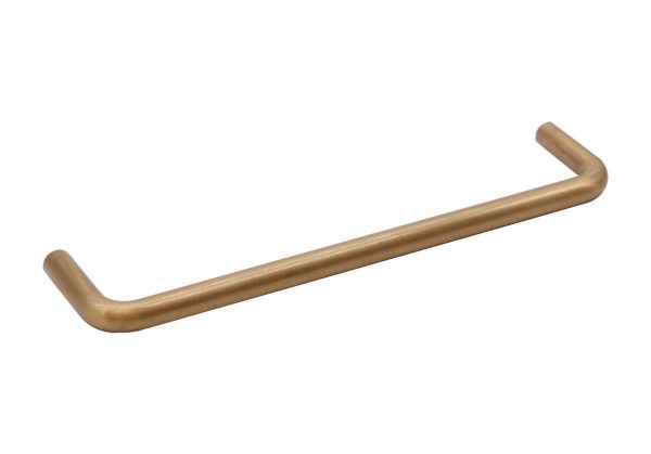 Cabinet & Furniture Pulls - Old New Stock Stanley 6.375 in. Brushed Brass Bridge Pull