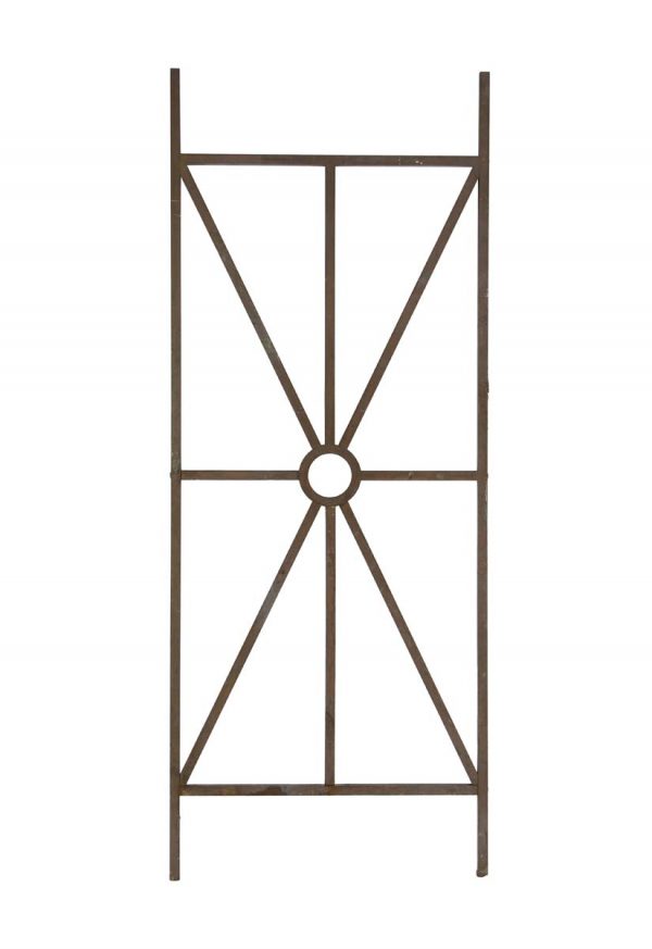 Decorative Metal - Narrow Neoclassical Bronze Gate Section or Tabletop