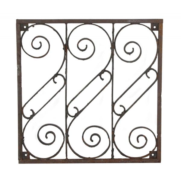 Decorative Metal - S Curve Wrought Iron Gate or Tabletop Panel